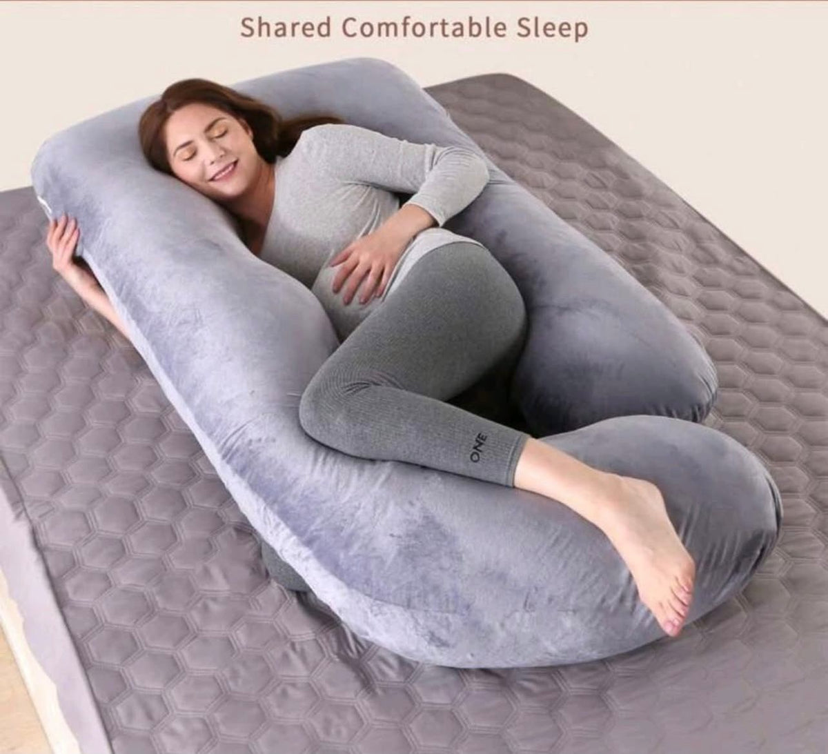 Jastek Shtatzanie Mbështetës për Trupin e Plotë – Kombinimi i Përsosur i Formës U dhe C