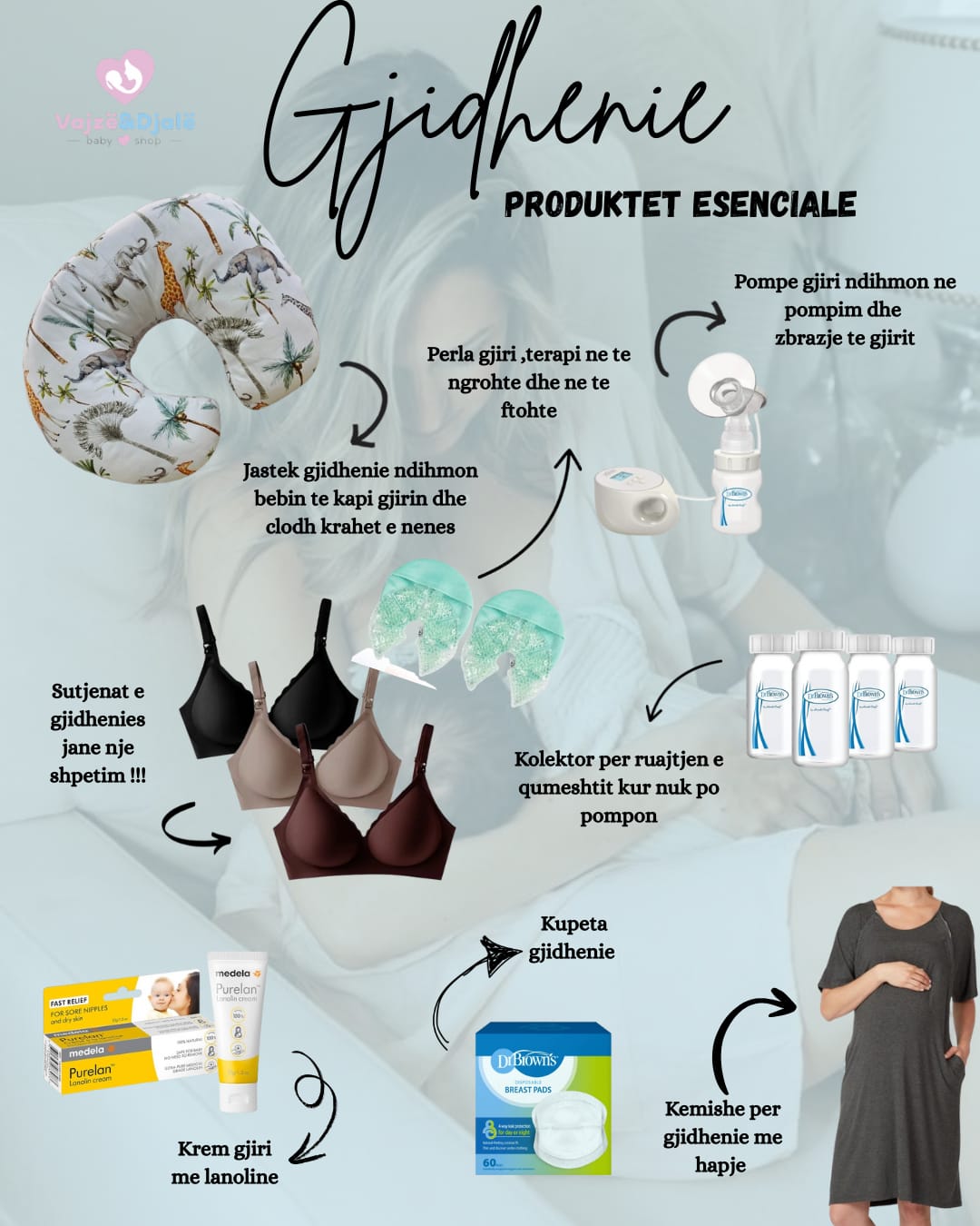 Produktet Esenciale për Gjidhënie Rehatia dhe Mbështetja që Çdo Nënë Meriton