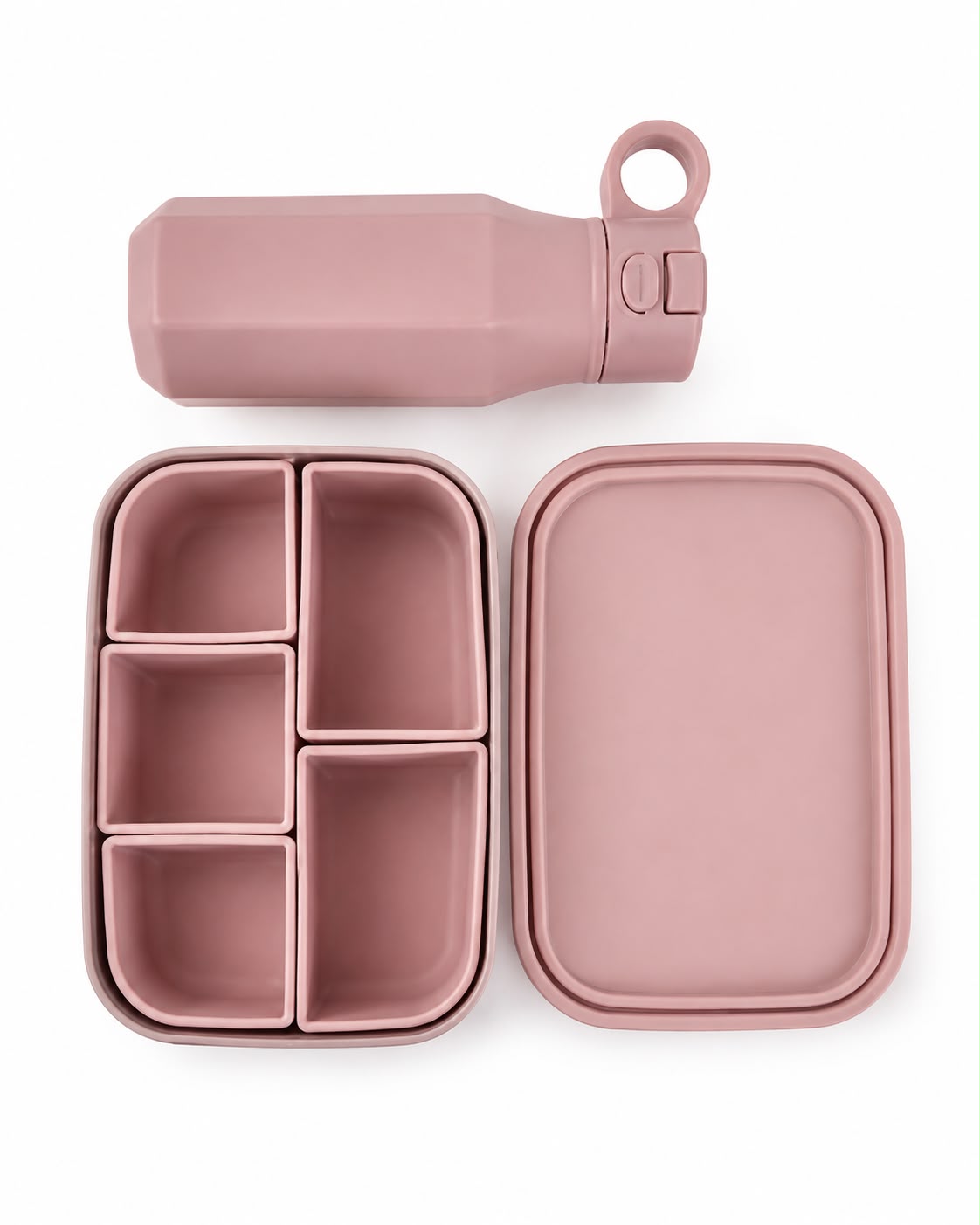 Sweet Kids – Set Lunch Box 1200 ml + Shishe 350 ml (silikon + inox)