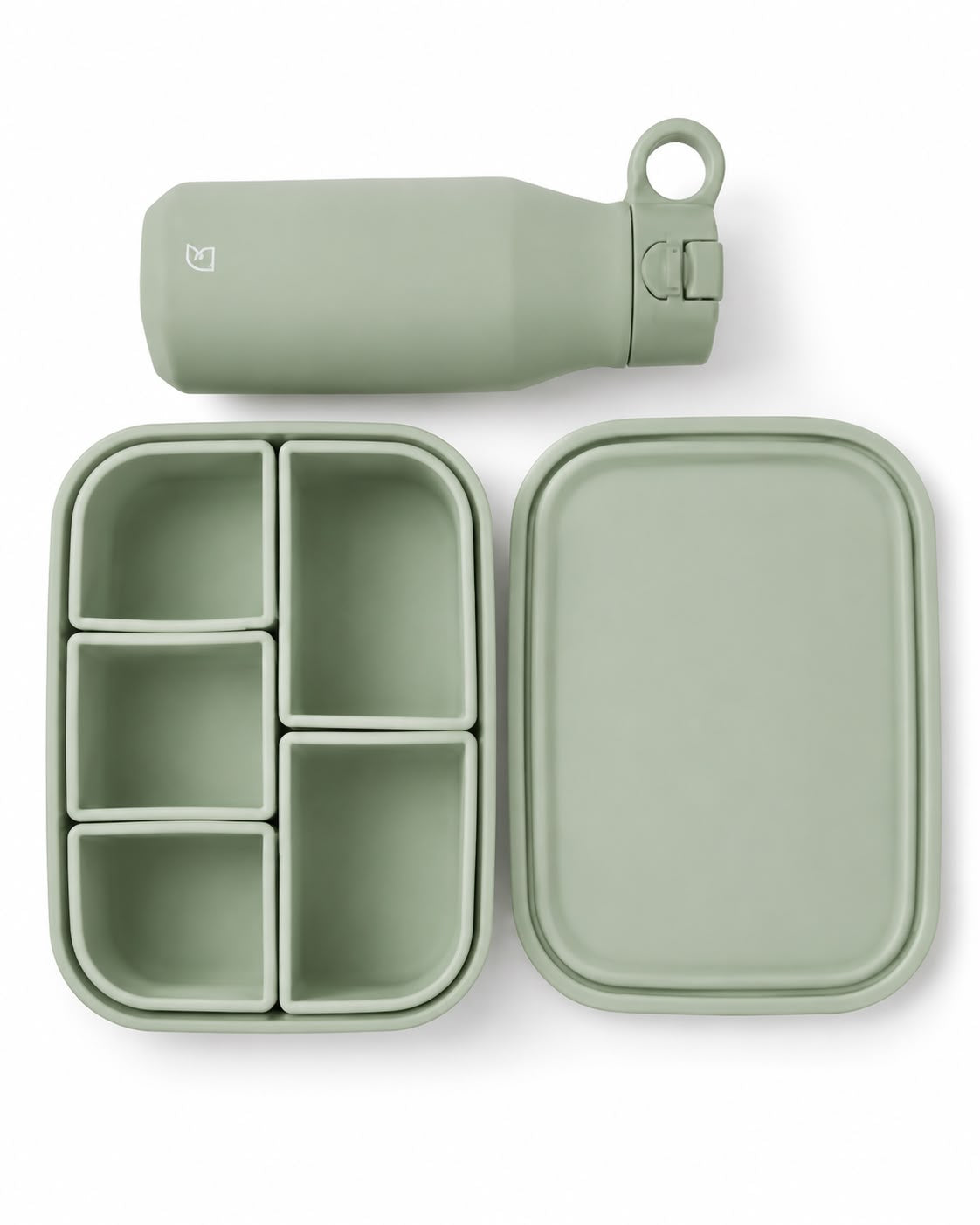 Sweet Kids – Set Lunch Box 1200 ml + Shishe 350 ml (silikon + inox)