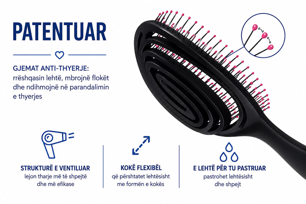 Beter - Elipsi Detangling Brush (Kreher flokesh)