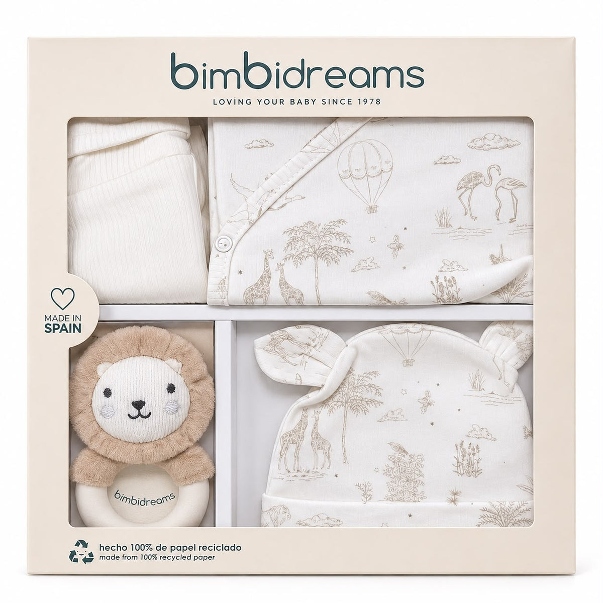 Bimbidreams - Set Newborn me 4 Pjese Noe