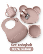 Sest Ushqimi Silikoni Roze (Luge/Pirun Inox)