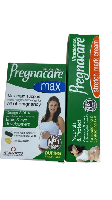 Pregnacare Max+ Pregnacare Stretch Mark Cream vjen si dhuratë!