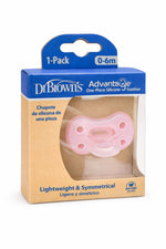 Dr. Brown’s -Advantage One-Piece Silicone Soother 0–6m