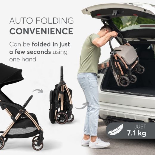 Kikkaboo EdenKarrocë Premium me Palosje Automatikë