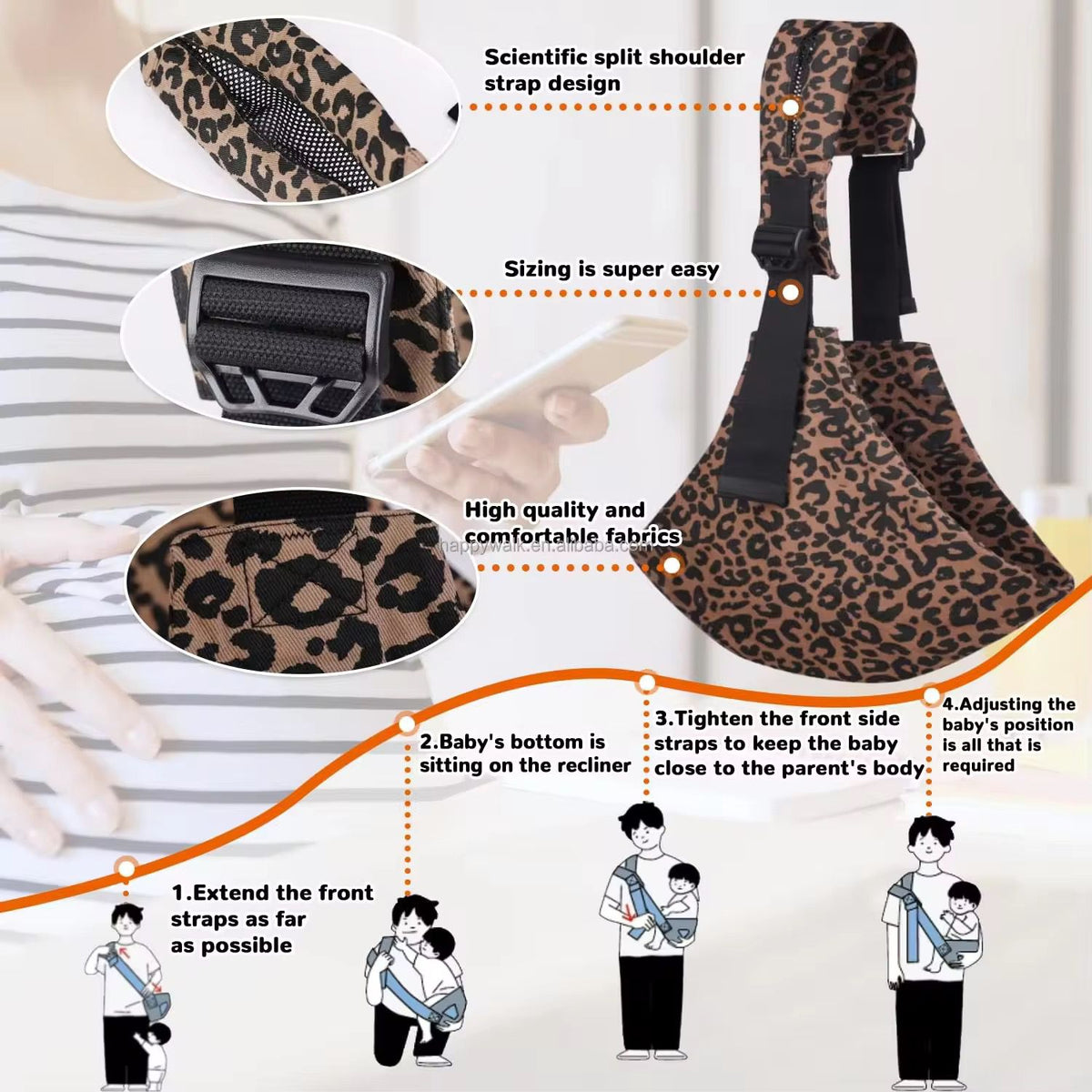 Baby Sling (Mbajtese krahu si nje kangure)