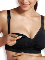 Nursing Bra with Carri-Gel Recycled – Black (Reçipeta për gjidhënie me Carri-Gel)