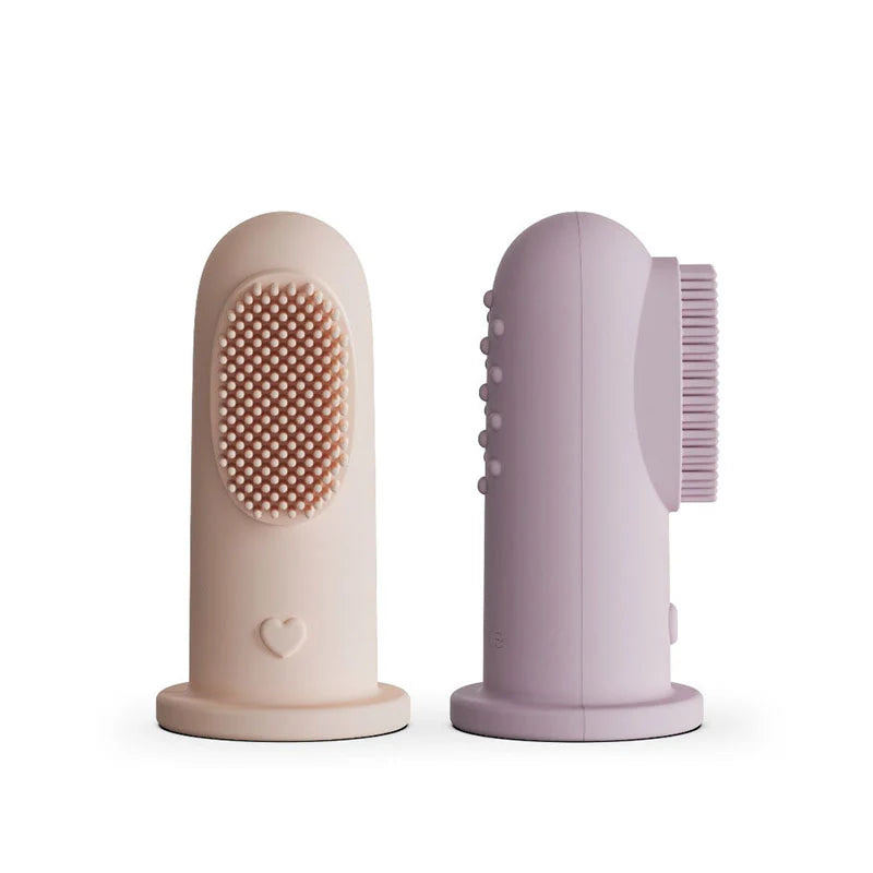 Finger toothbrush oral cleaner kit(all colors sete Selikoni ) Moonkie