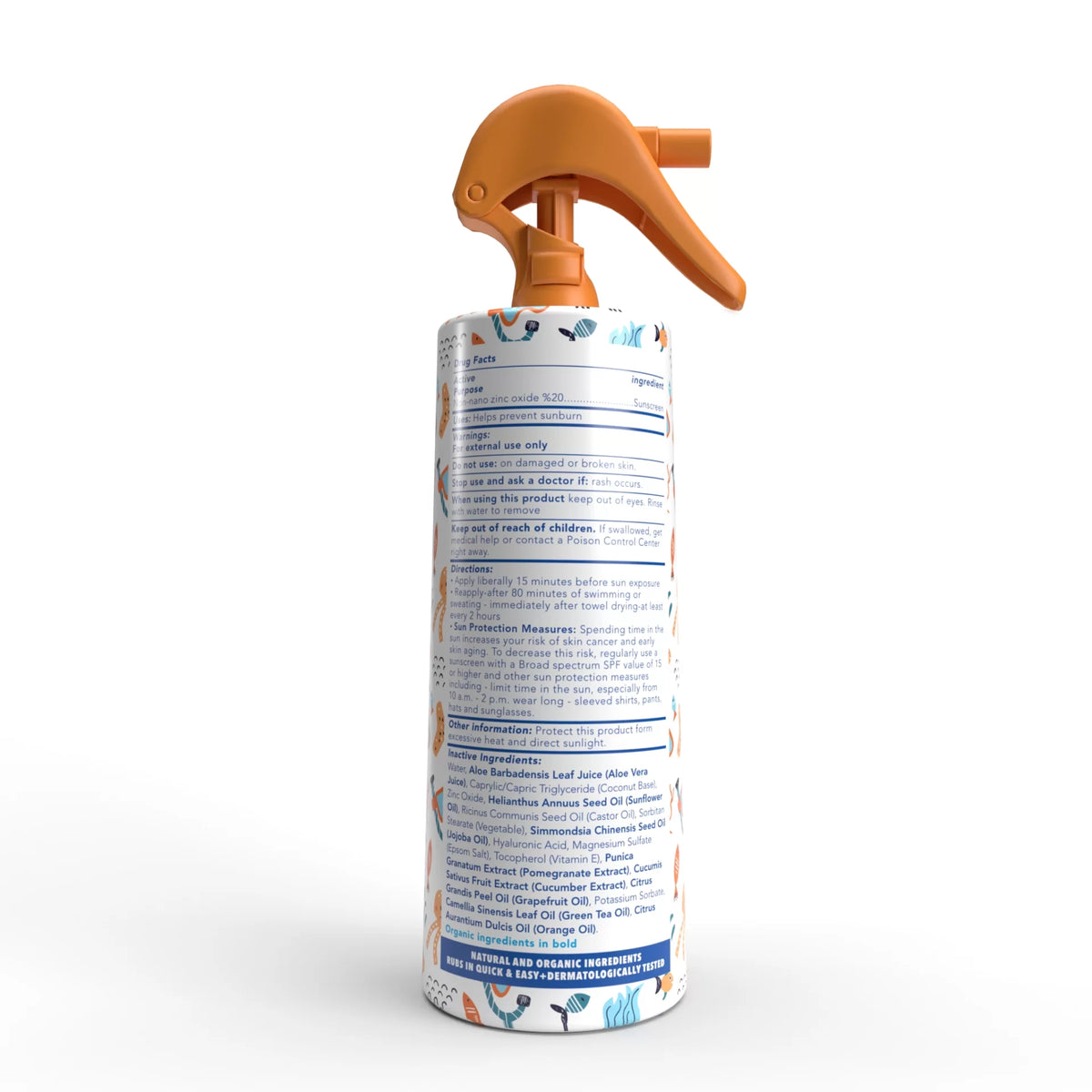 Natural Sunscreen Spray for Babies and Children – 200 ml ( Mbrojtje natyrale nga dielli )