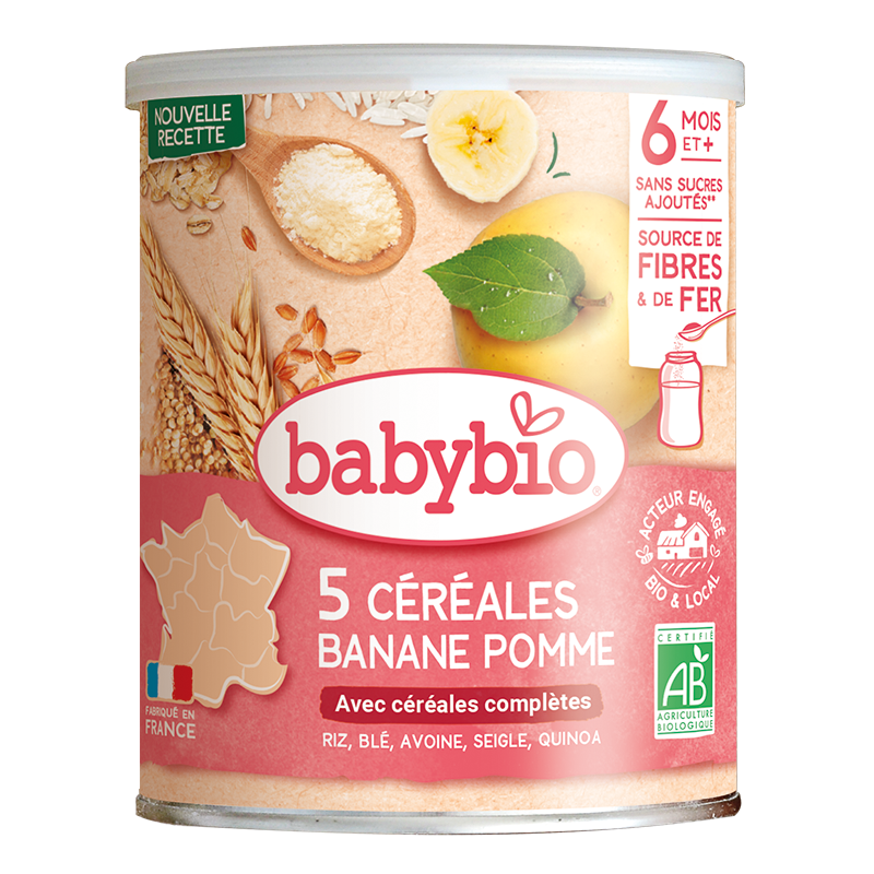 Babybio 3 Fruits Cereals +6 months *220gr