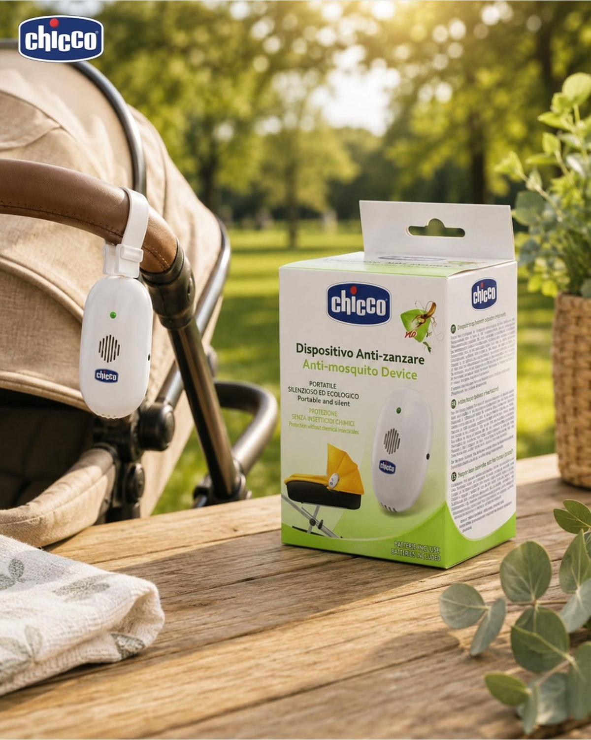 Chicco -Anti-Mosquito Device ( aparat kunder mushkonjave per karroce )