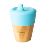Eco Rascals- BAMBOO CUP gote druri me kapak silikoni per bebe ( gote trajnuese )