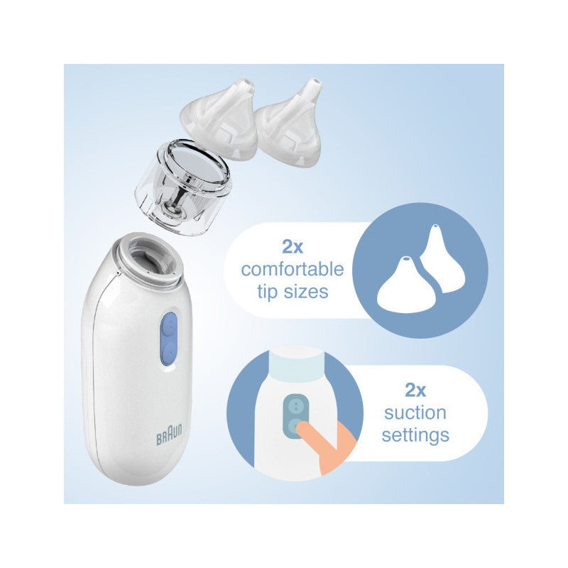 Braun Electric Nasal Aspirator for Newborns, Babies and Toddlers