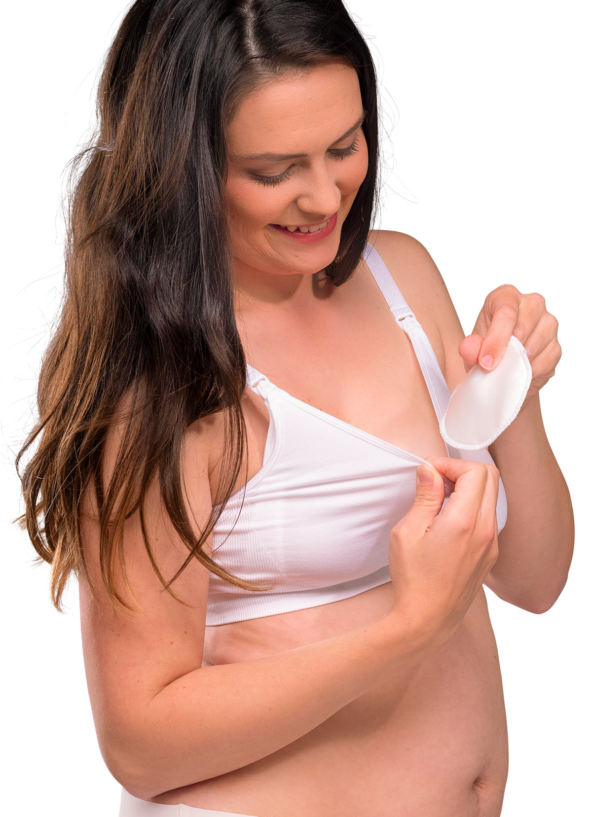 6× Silk Breast Pads – White (6 kupeta gjiri mendafshi)