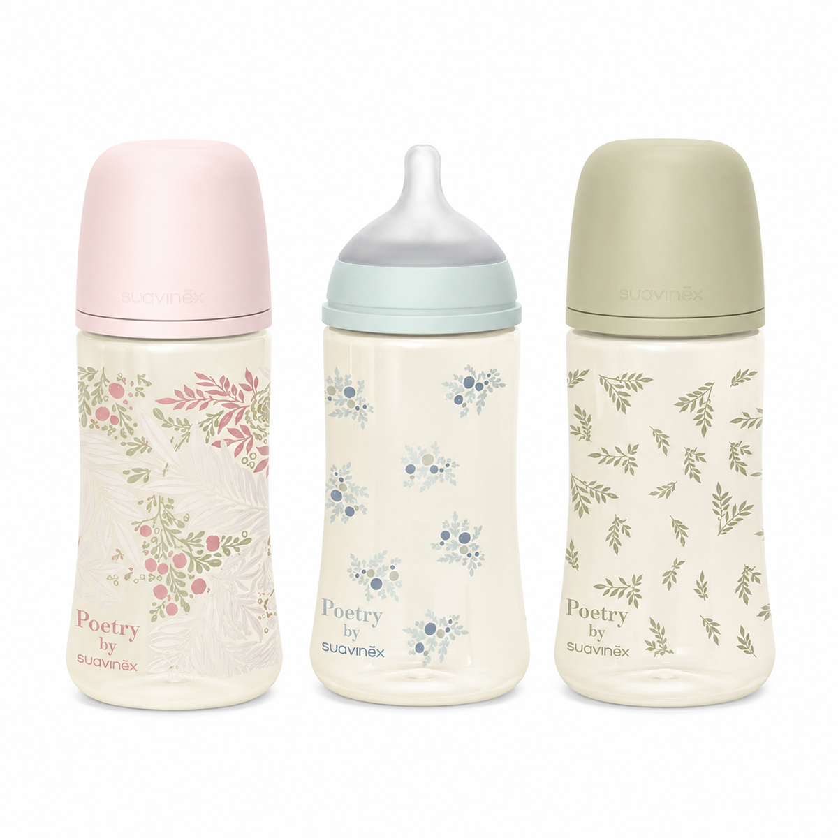 Suavinex - Biberon plastik 270 ml 3m+ ( Poetry collection )