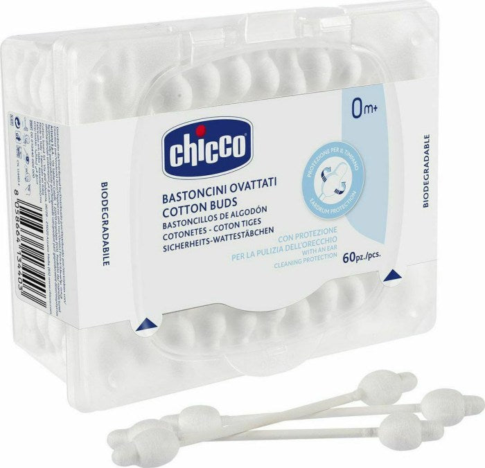 Chicco Baby MomentsShkopinj Higjienikë me Pambuk (0m+)