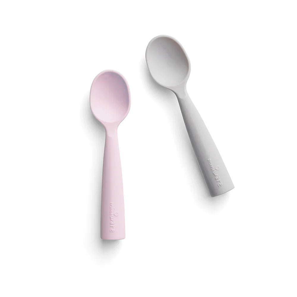 Training Spoon 2-pack (Grey+Cotton Candy) Miniware
