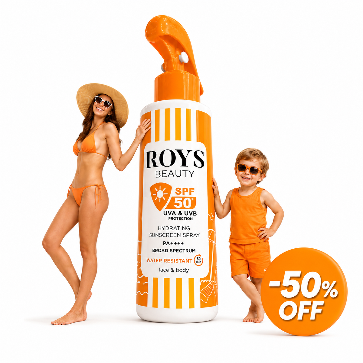 Roys Beauty - Hydrating Sunscreen Spray SPF 50