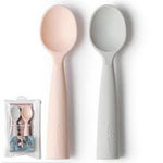 Training Spoon 2-pack (Grey/Peach) Miniware