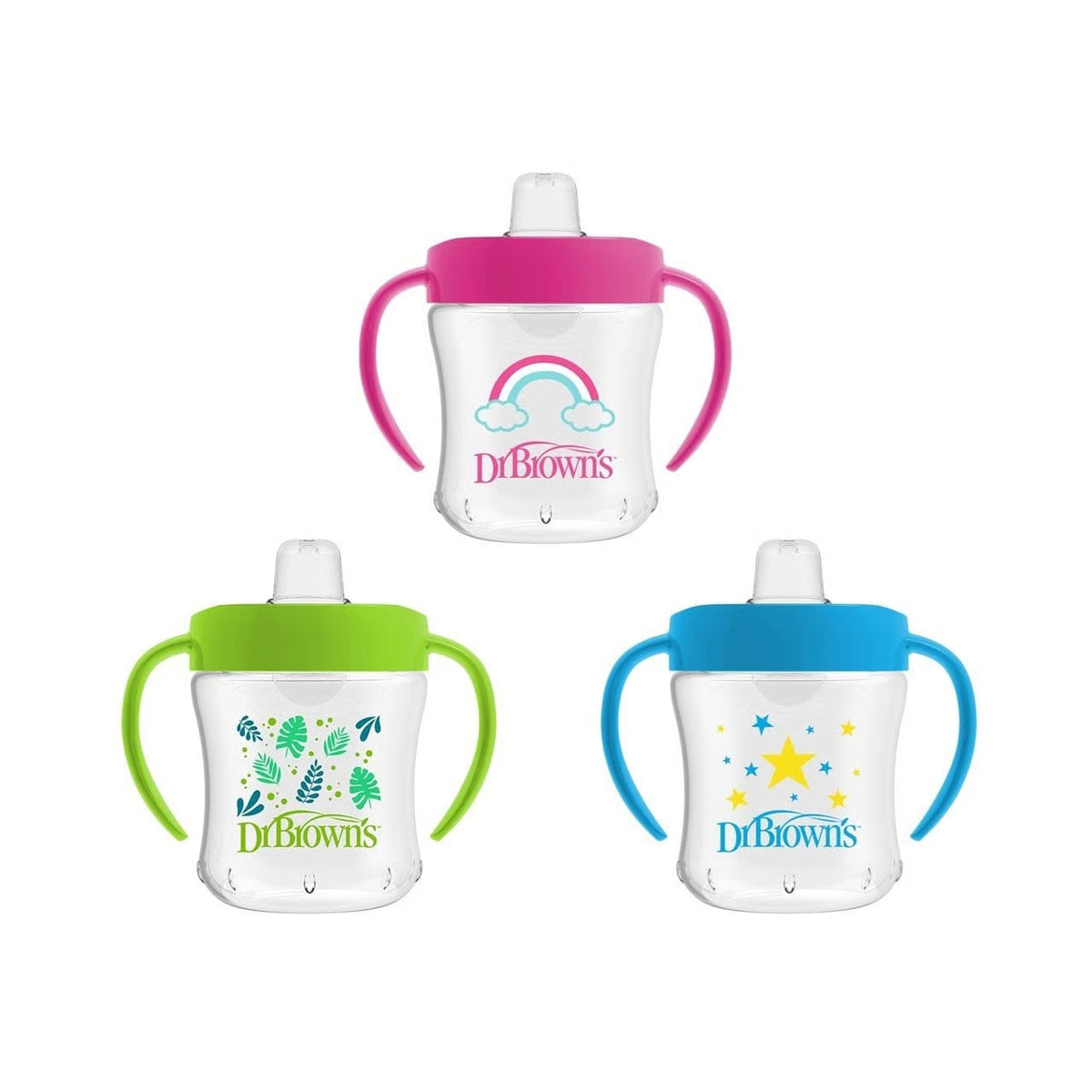 Dr Brown's Soft-Spout Transition Cup 6m+ 180ml (gote trajnuese per bebe)