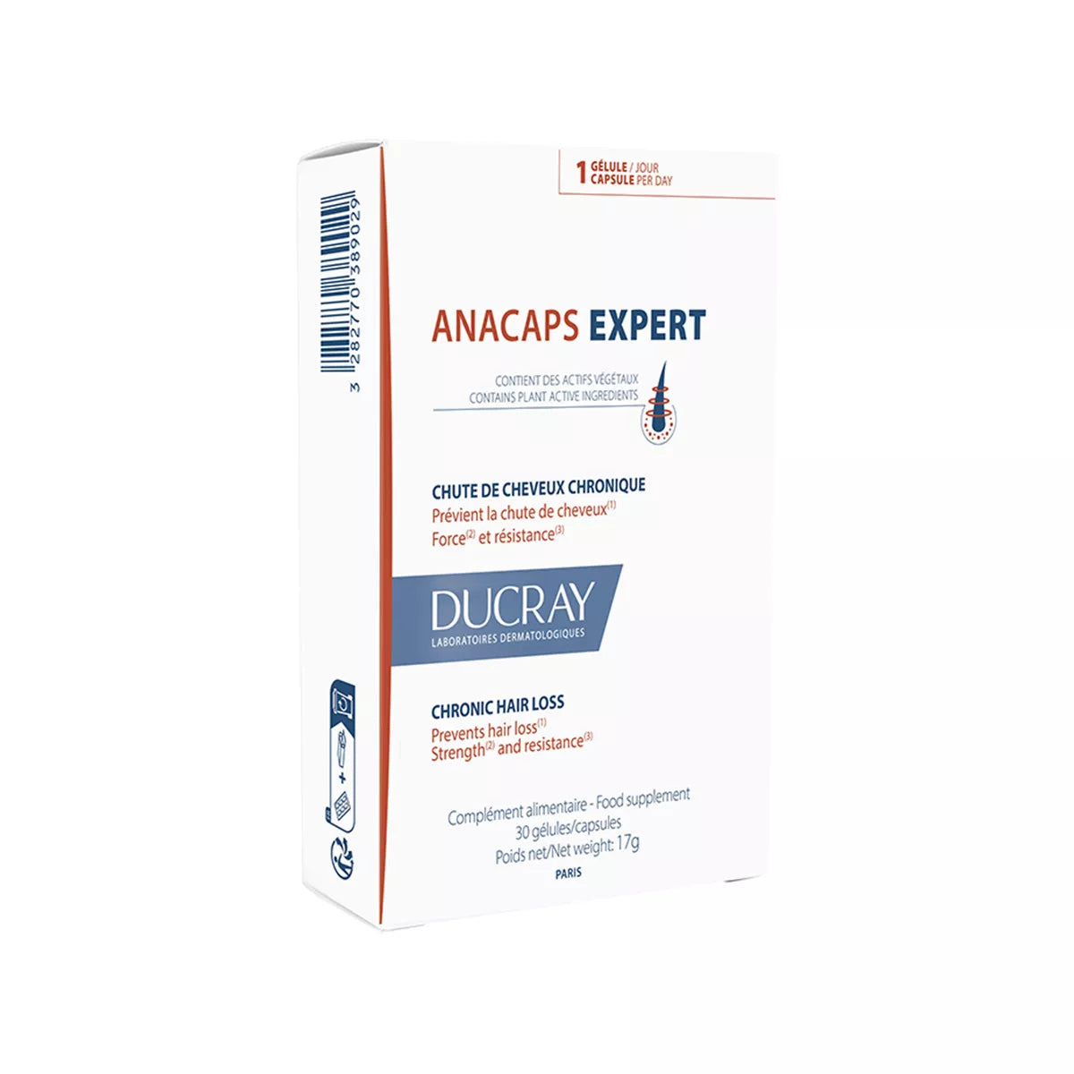 Ducray – Anacaps Expert ( Shtese ushqimore)