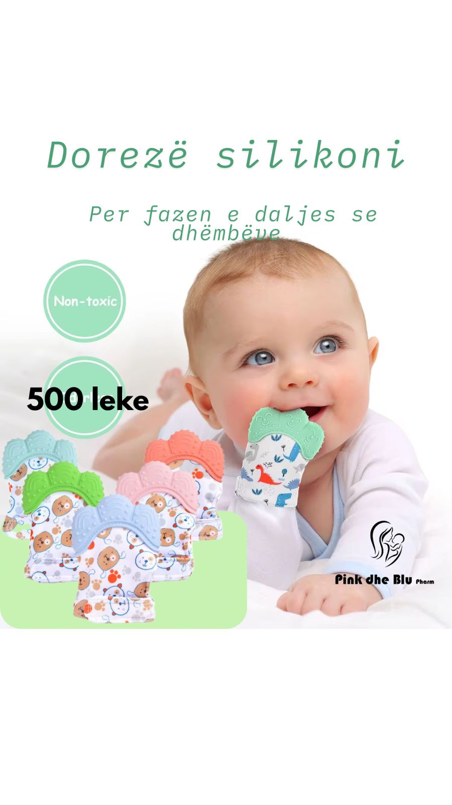 Dorezë Silikoni për fazën e daljes së dhëmbëve