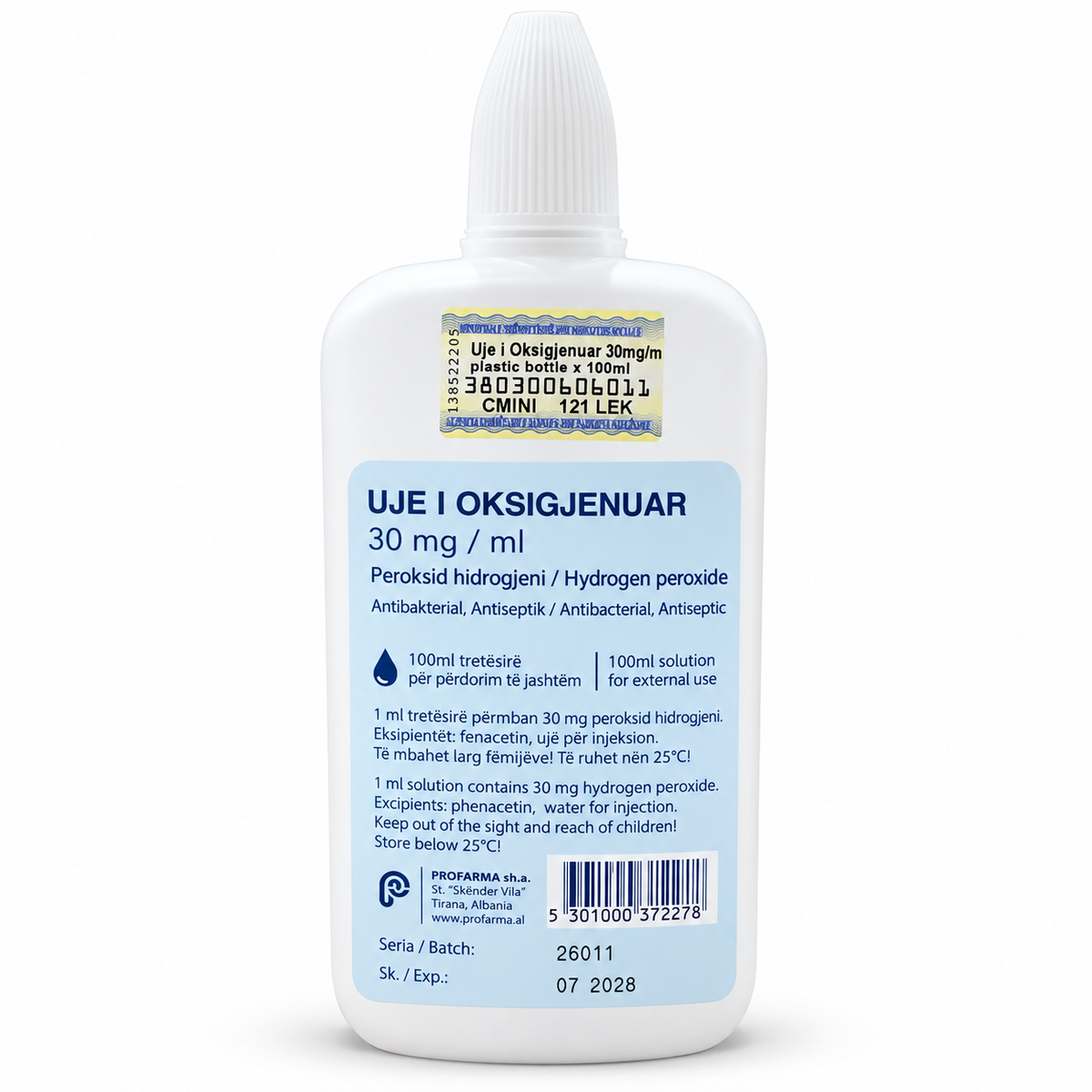 Uje i Oksigjenuar 3% (30 mg/ml)
