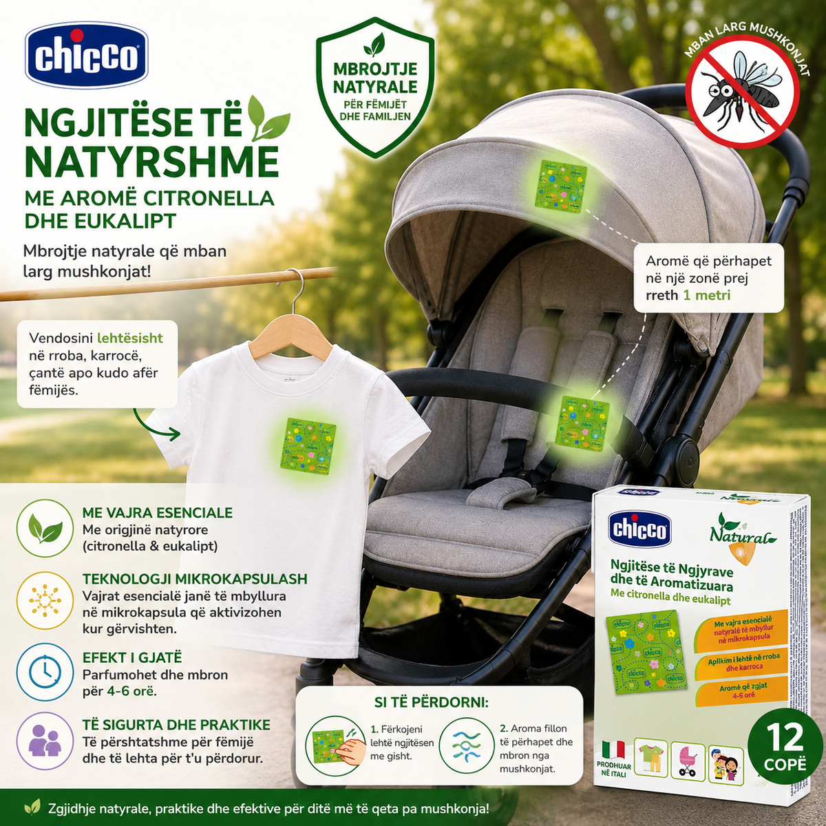 Chicco - Colored & Perfumed Stickers(ngjitese kunder per mushkonja)