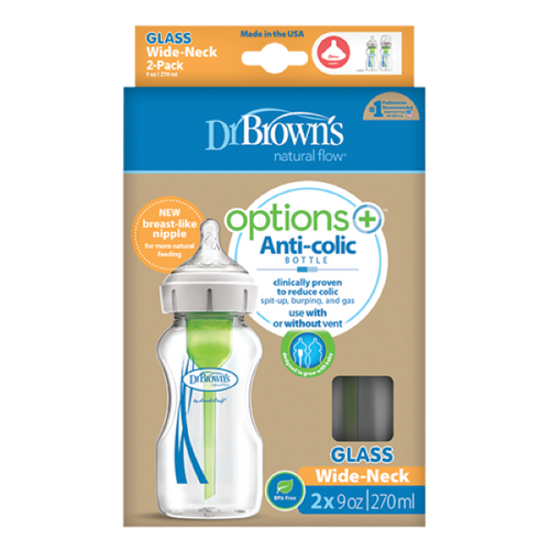 Shishe Qelqi Dr.Brown’s Options+,2 x 270ml