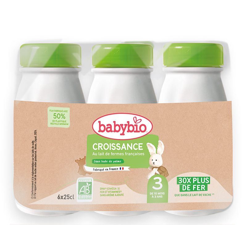 Babybio Growing Up Liquid Formula 6x1L - Organic +10months