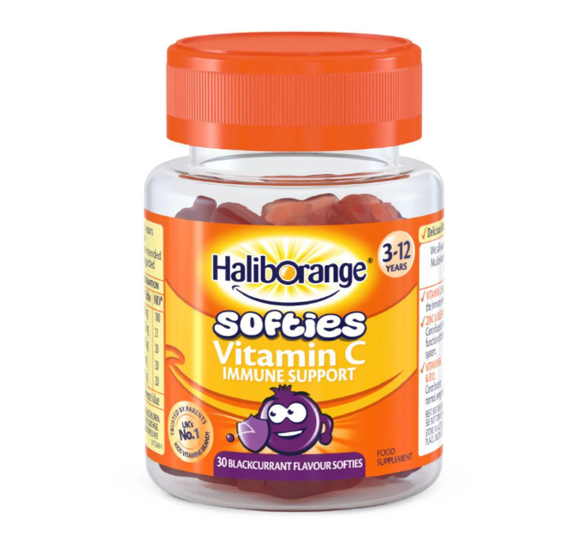 Haliborange Softies Vitamin C Immune Support 3-12 vjeç, 30 gummies