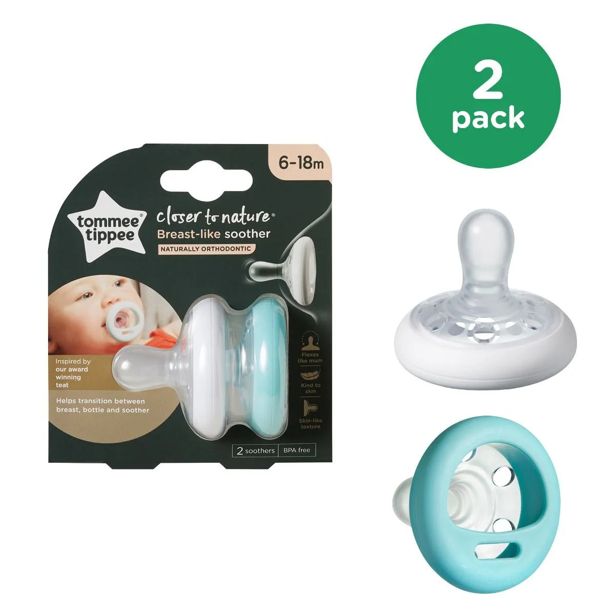 Tommee Tippee – Breast-like Soother (6-18m)