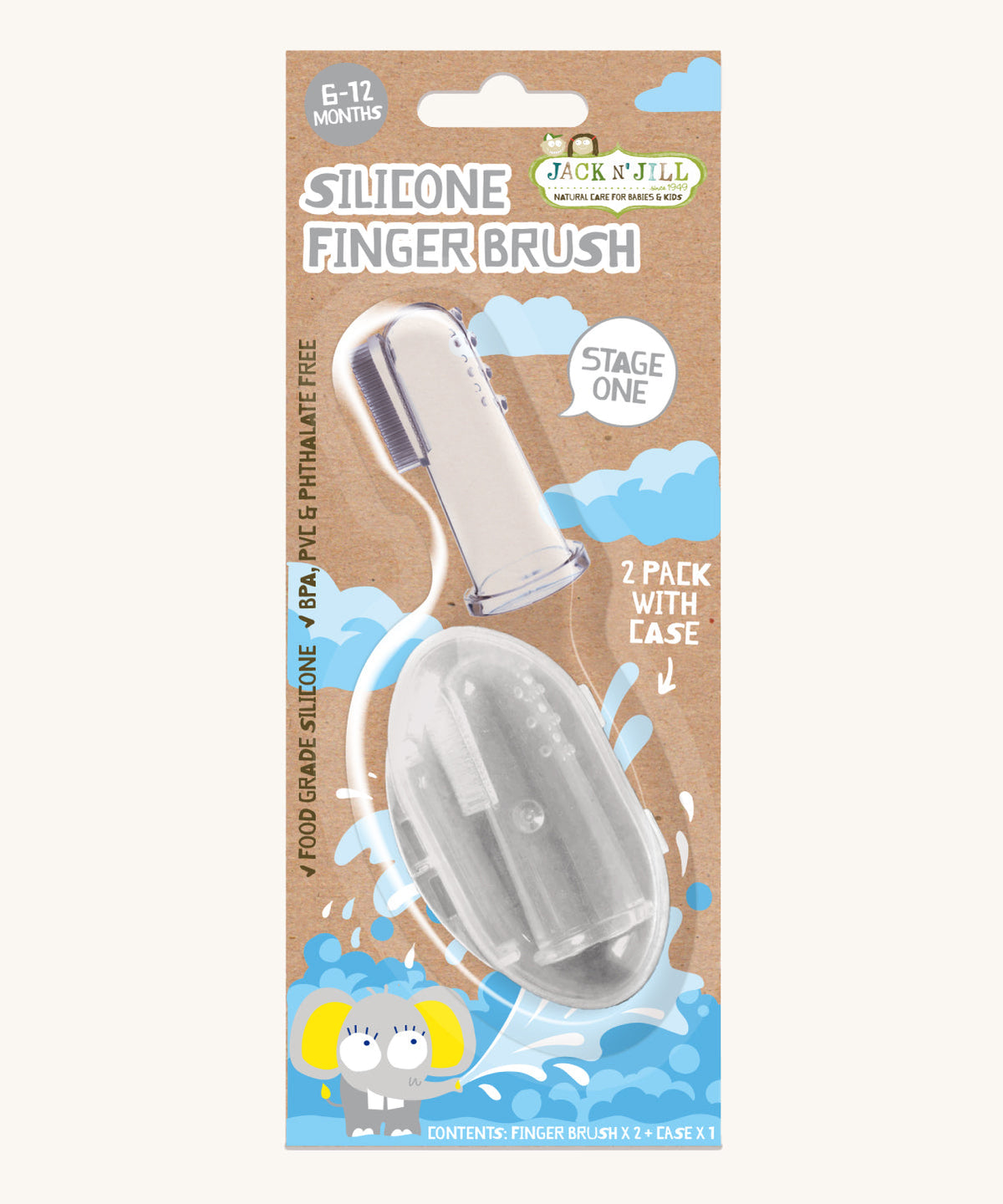 Jack N' Jill – Furça Silikoni (Faza 1, 2, 3)