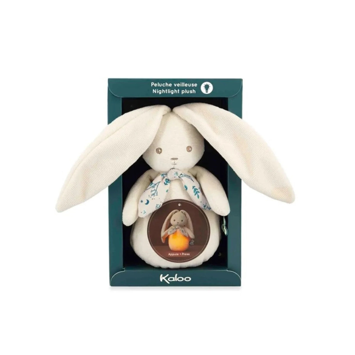 KALOO Cream Rabbit Night Light – Lepurush pelushi me dritë nate