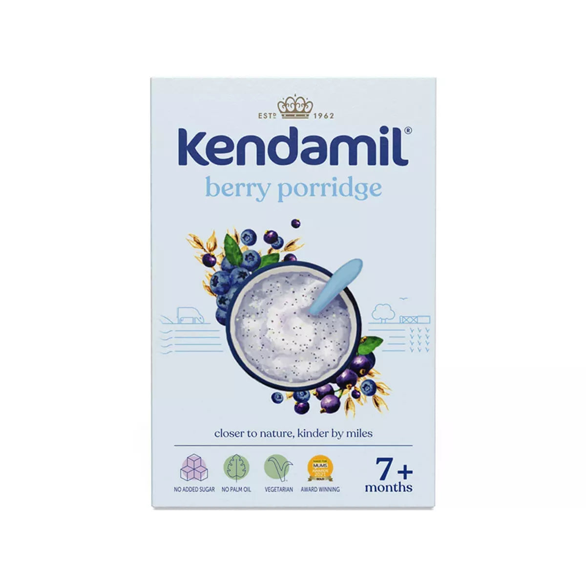 KENDAMIL BERRY PORRIDGE 150 GR ( 7 muaj+) - drithera me boroince
