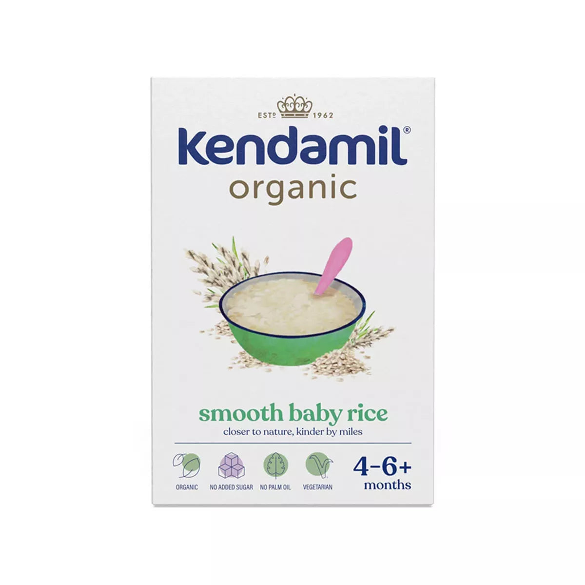 KENDAMIL SMOOTH BABY RICE 120g ( miell orizi 4-6muaj+)