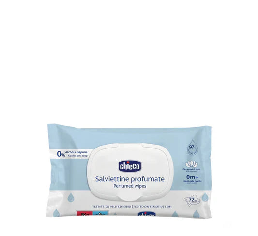 ChiccoLetrat e Lagura të Parfumuara për Bebe 0m+ (72 copë)