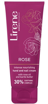 Lirene - Rose Intense Nourishing Hand and Nail Cream 75 ml
