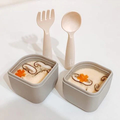 Seti i drekës GrowBento (Snow/Grey) Miniware