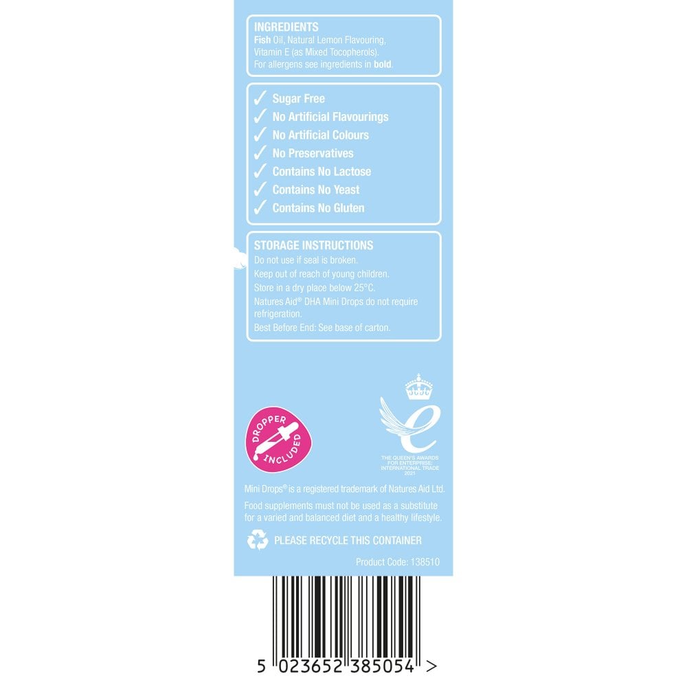 Natures Aid - Mini Drops DHA