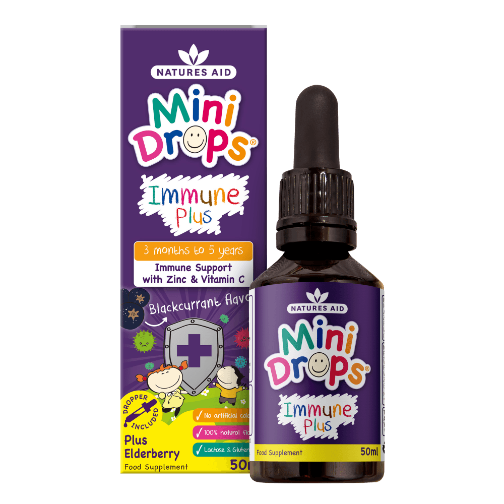 Natures Aid - Mini Drops Immune Plus