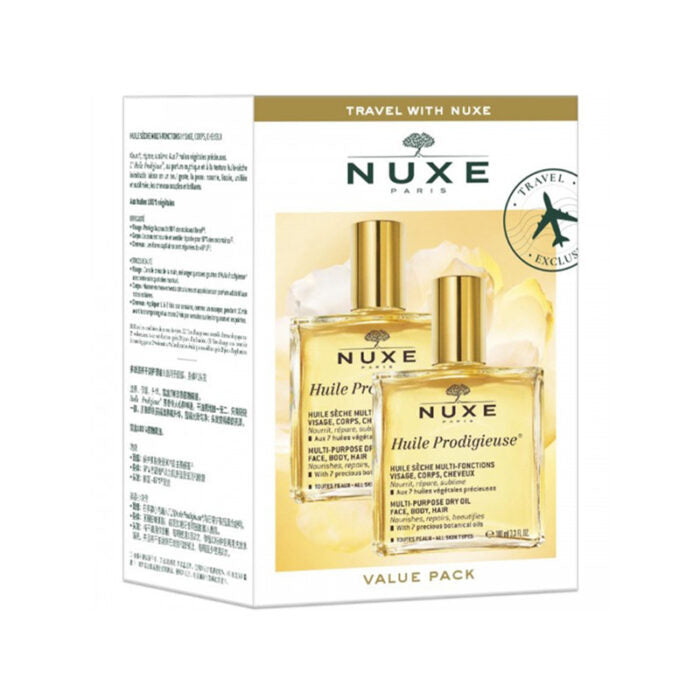 Nuxe – Huile Prodigieuse, vaj i thatë (value pack)