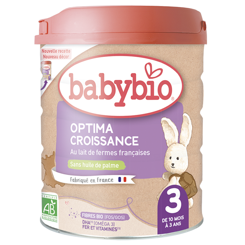 Babybio Optima 3 - Organic +10months *800gr