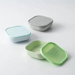 Seti i tasave të ushqimit (Snack Bowl) - Pako me 3 copë (Aqua/Grey/Keylime) Miniware