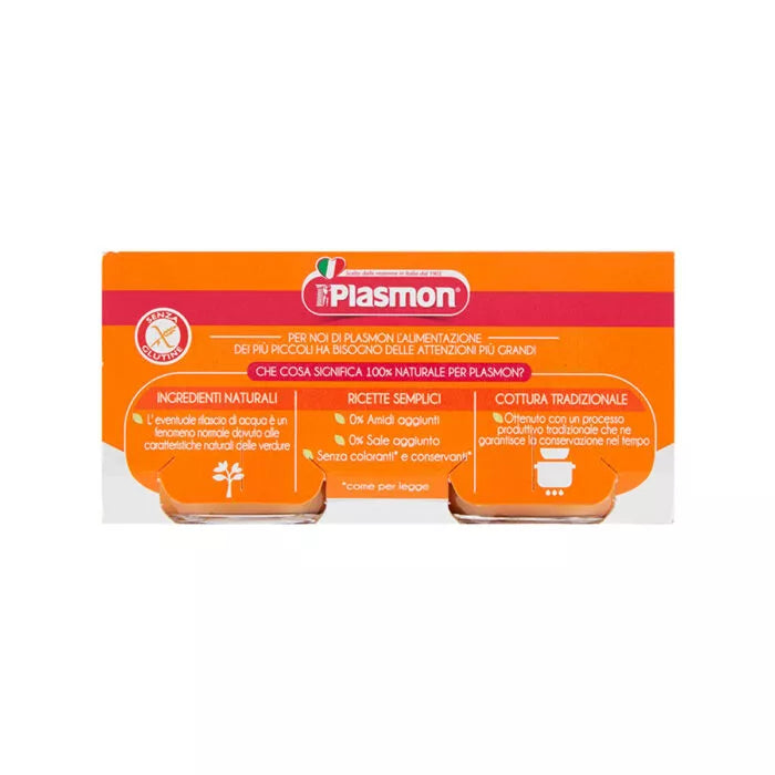 Plasmon – Pure karrotë, patate, kungull i njomë (4m+)
