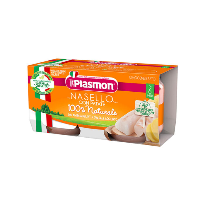Plasmon – Peshk merluc me patate (6m+)