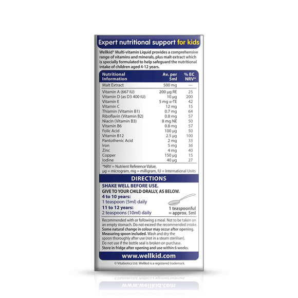 Vitabiotics – Wellkid Multi-Vitamin Liquid