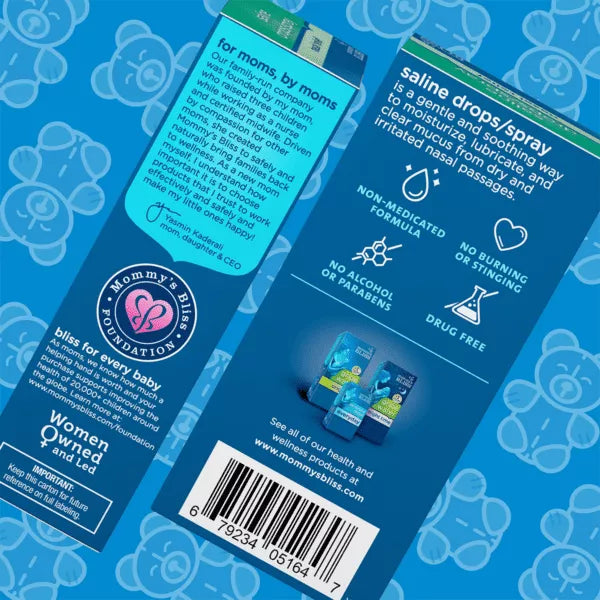 Mommy's Bliss- Saline Drops/Spray nasal relief