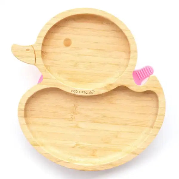BAMBOO SUCTION PLATE – DUCK